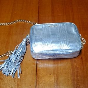 Victoria's Secret Silver Textured Purse